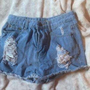 jean shorts